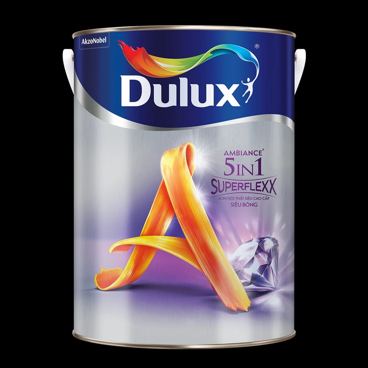 Dulux Ambiance 5in1 Superflexx Siêu Bóng Z611B 5L