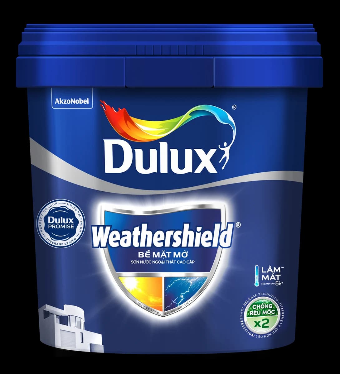 Dulux Weathershield Mờ BJ8 1L