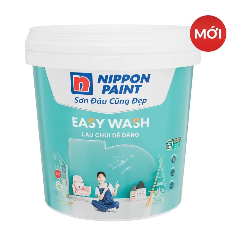 Nippon Easy Wash Lau Chùi Dễ Dàng 5L