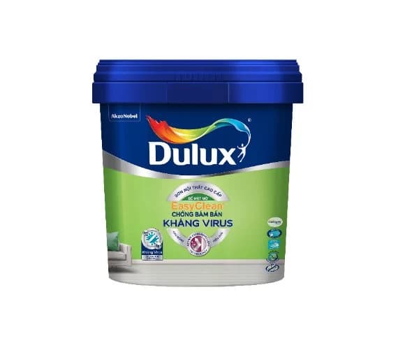 Dulux EasyClean Chống Bám Bẩn Kháng Virus Mờ E016M 15L