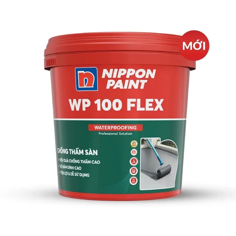 Nippon WP 100 Flex Chống Thấm Sàn 6KG