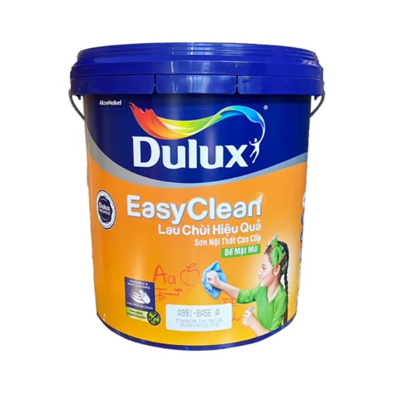 Dulux EasyClean Lau Chùi Hiệu Quả Mờ A991 15L